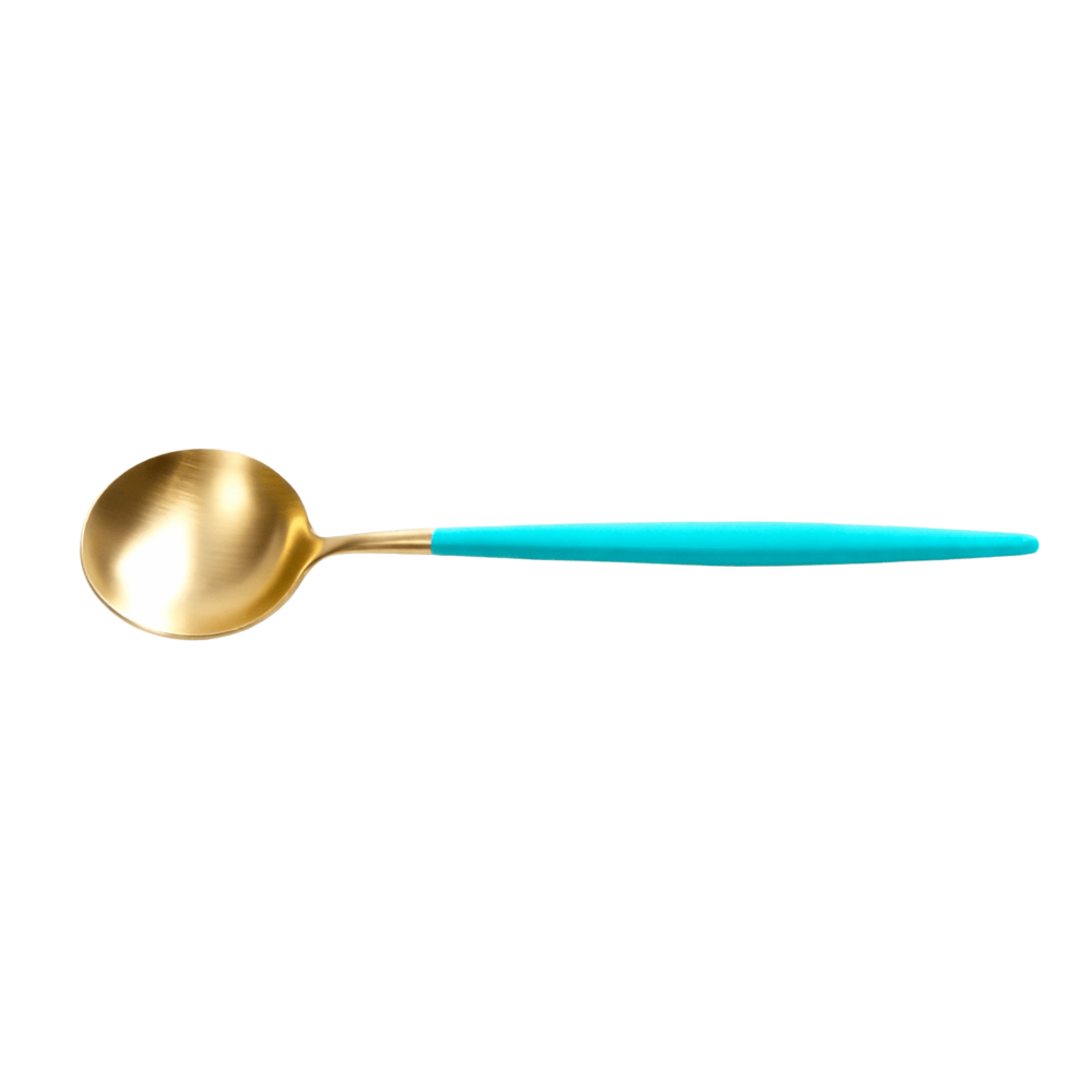 Colher De Mesa Tiffy Dourado Inox Chazak