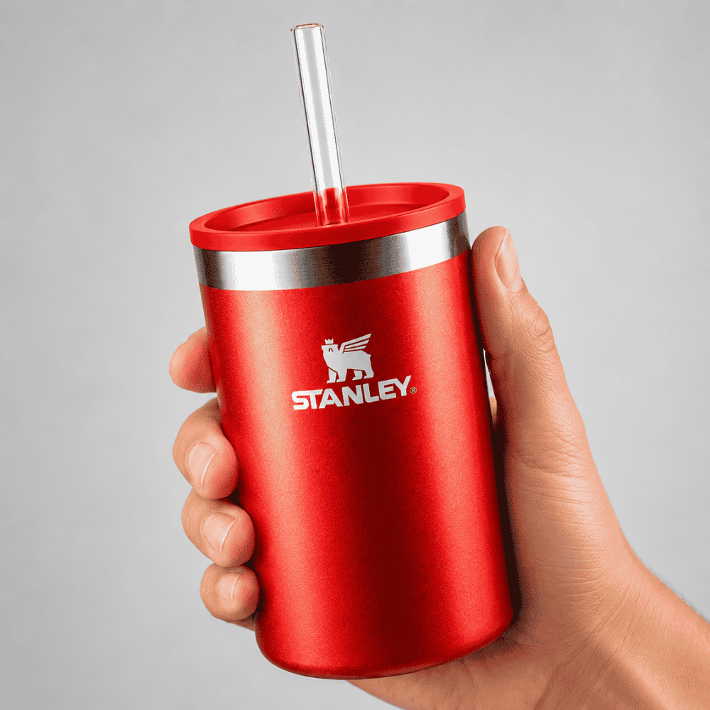 Porta Latas Térmico Stanley Carnaval Vermelho 295ml