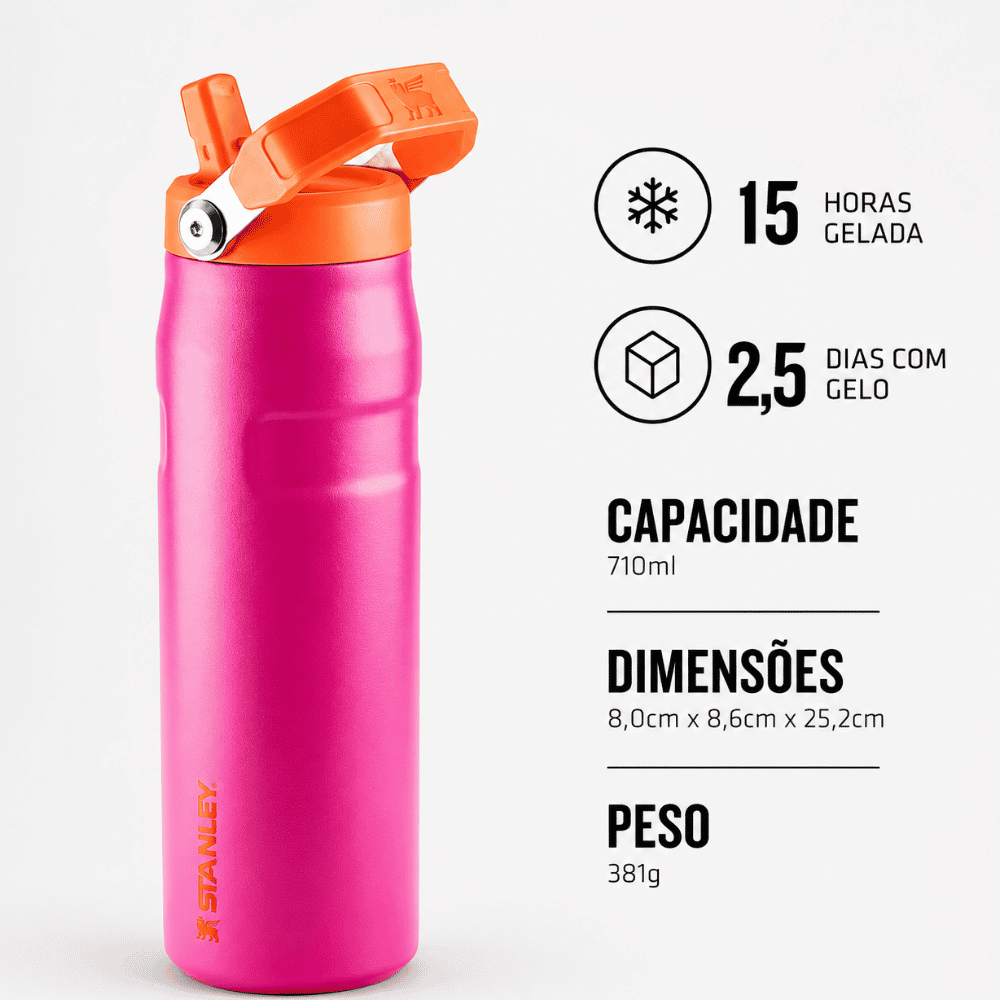 Garrafa Térmica Stanley AeroLight Straw Violet 710ml