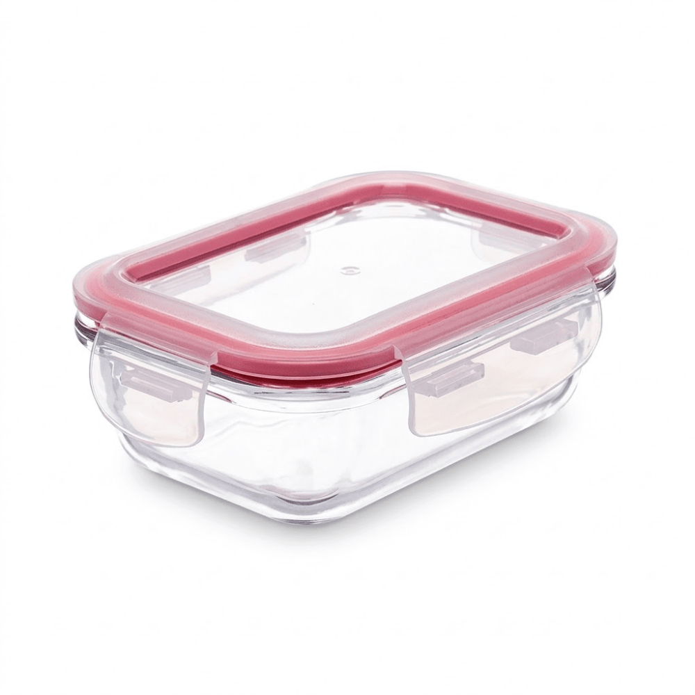 Pote De Vidro Com Tampa Plástica 370Ml Chazak