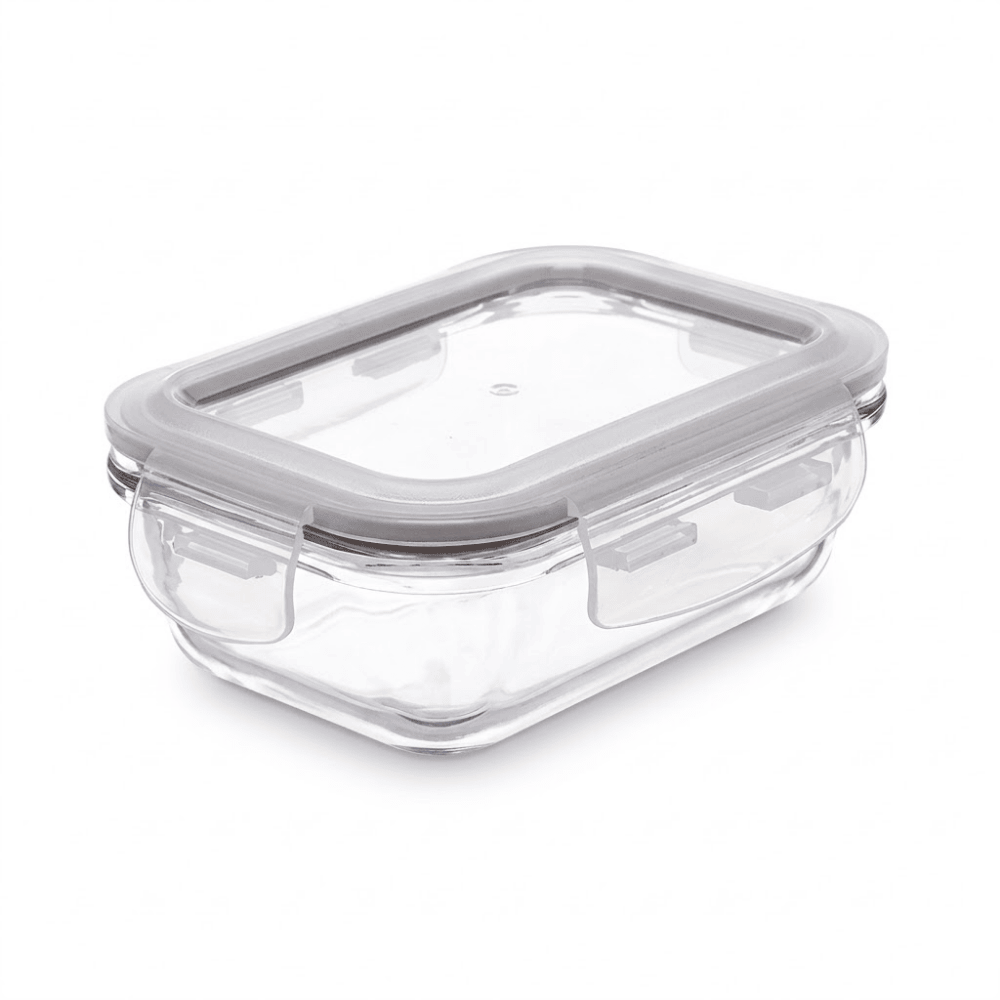 Pote De Vidro Com Tampa Plástica 370Ml Chazak