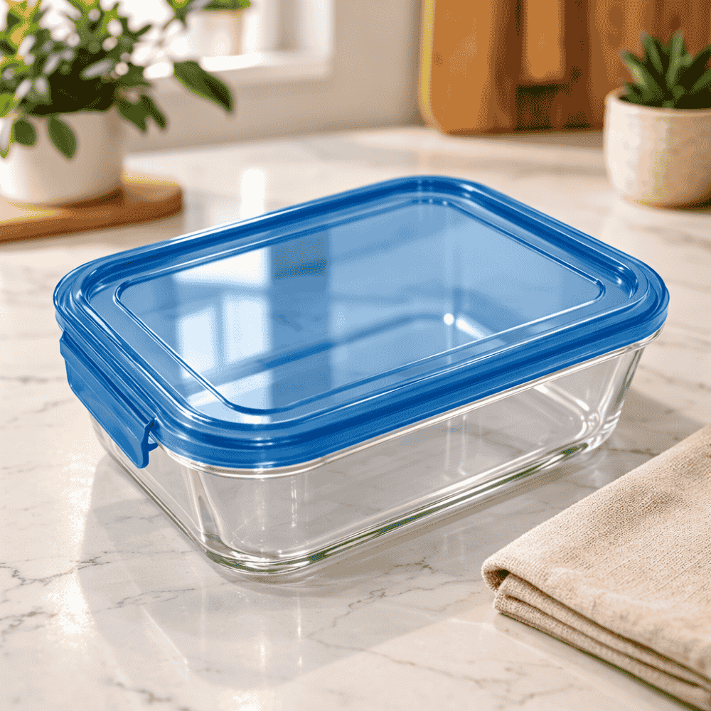 Pote De Vidro Com Tampa Plástica 1,5L Chazak