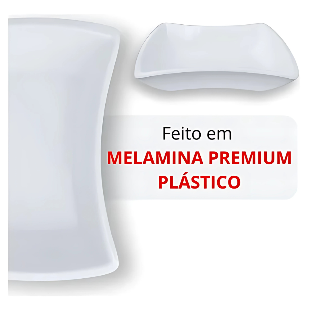 Tigela Curvas Premium Melamina Utilgoods