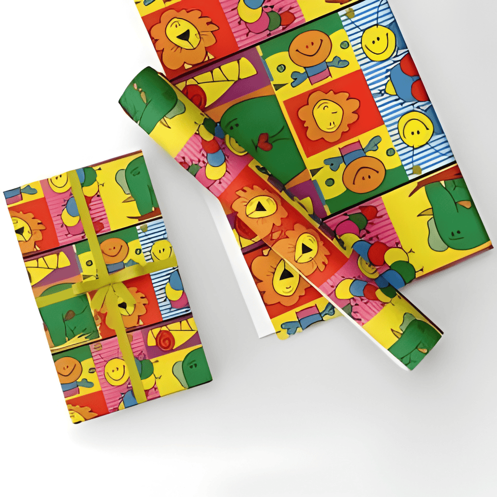 Folha De Papel De Presente Temática
