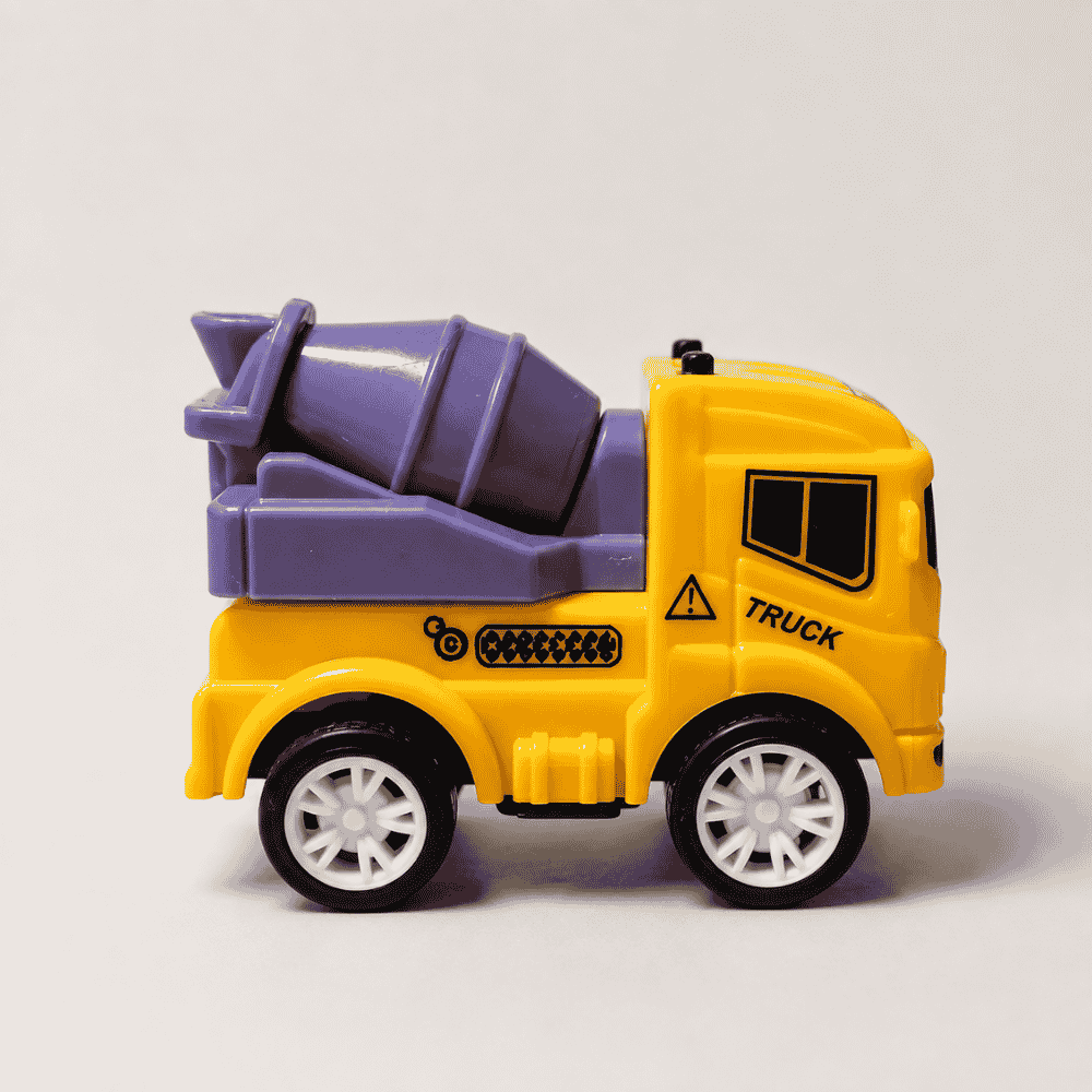 Kit 3 Mini Caminhões de Construção Ark Toys