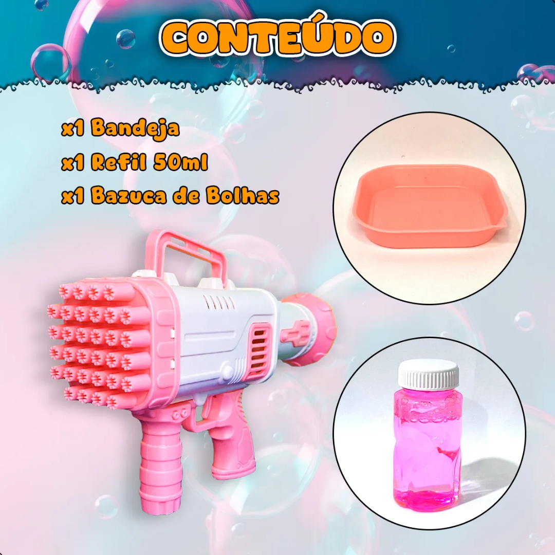 Lança Bolhas Bazuca Arktoys