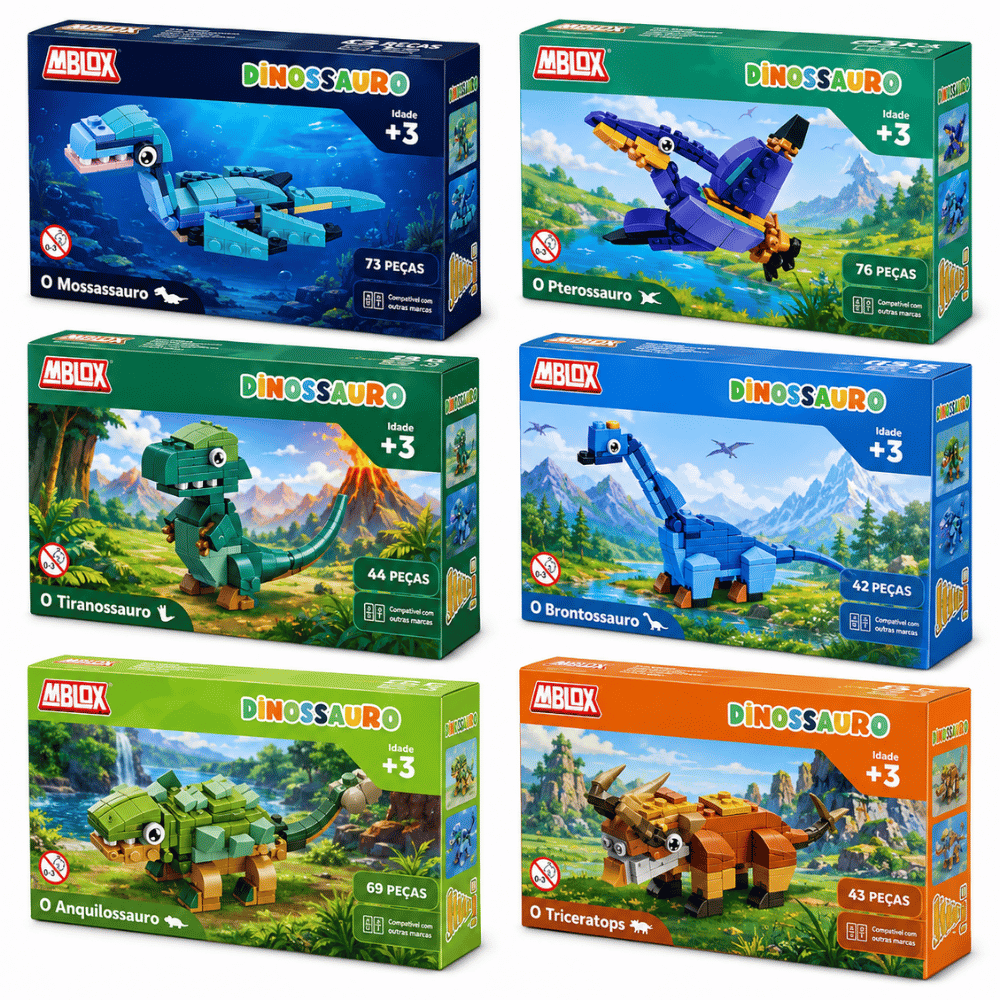Brinquedo de Montar Inblox Mega Arktoys