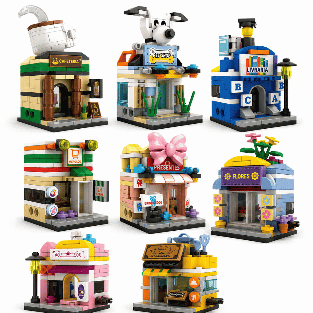 Brinquedo de Montar Inblox Cidade Arktoys