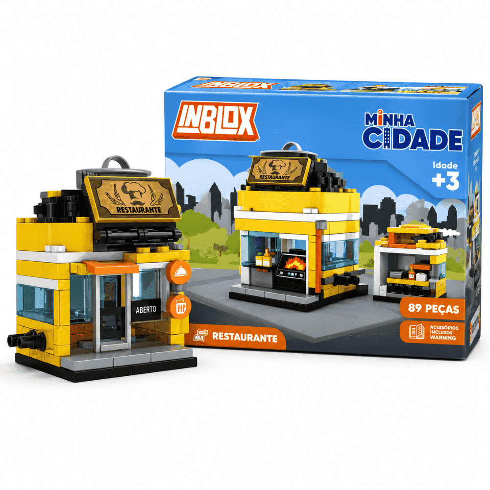 Brinquedo de Montar Inblox Cidade Arktoys