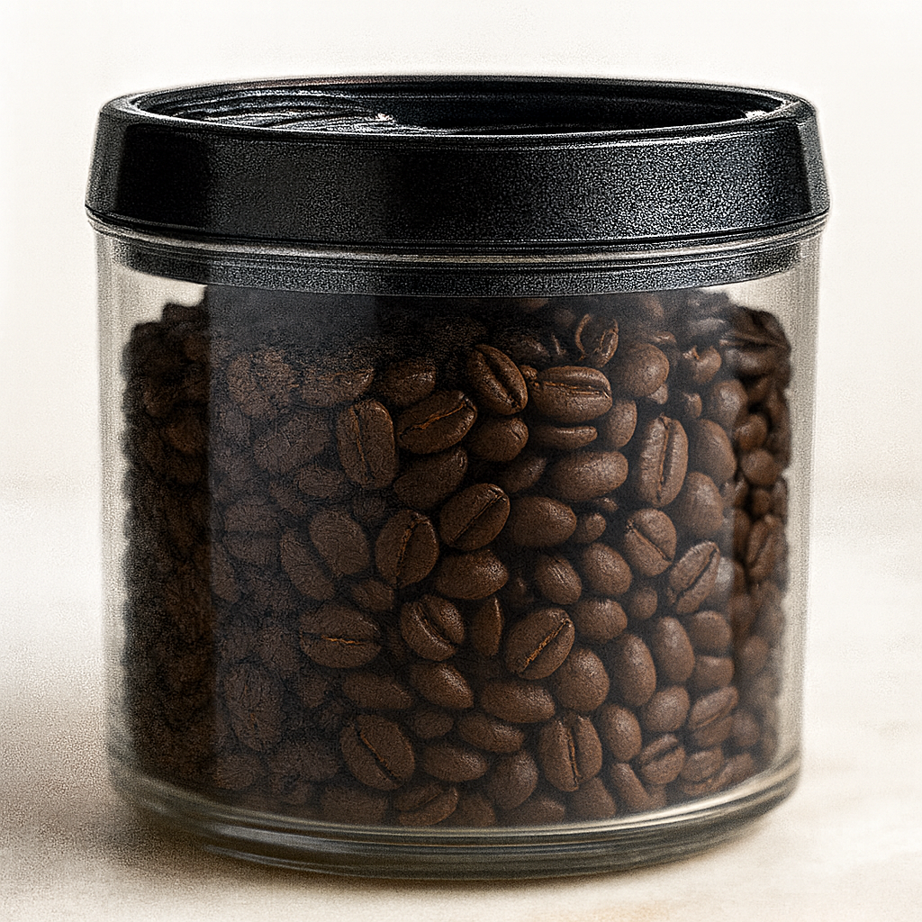 Pote Hermetic Redondo Pequeno 900Ml Preto Injeplastec