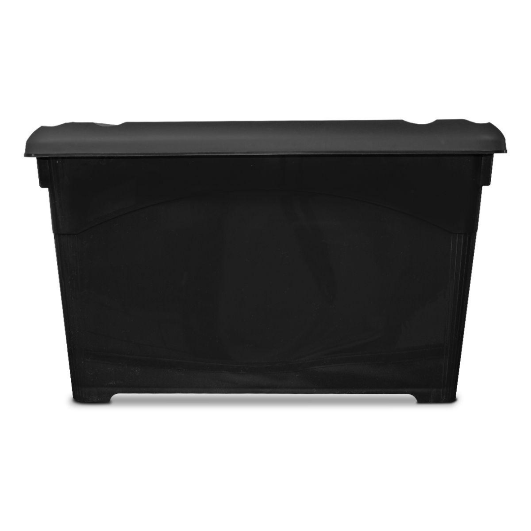 Caixa Organizadora 95L Black Injeplastec
