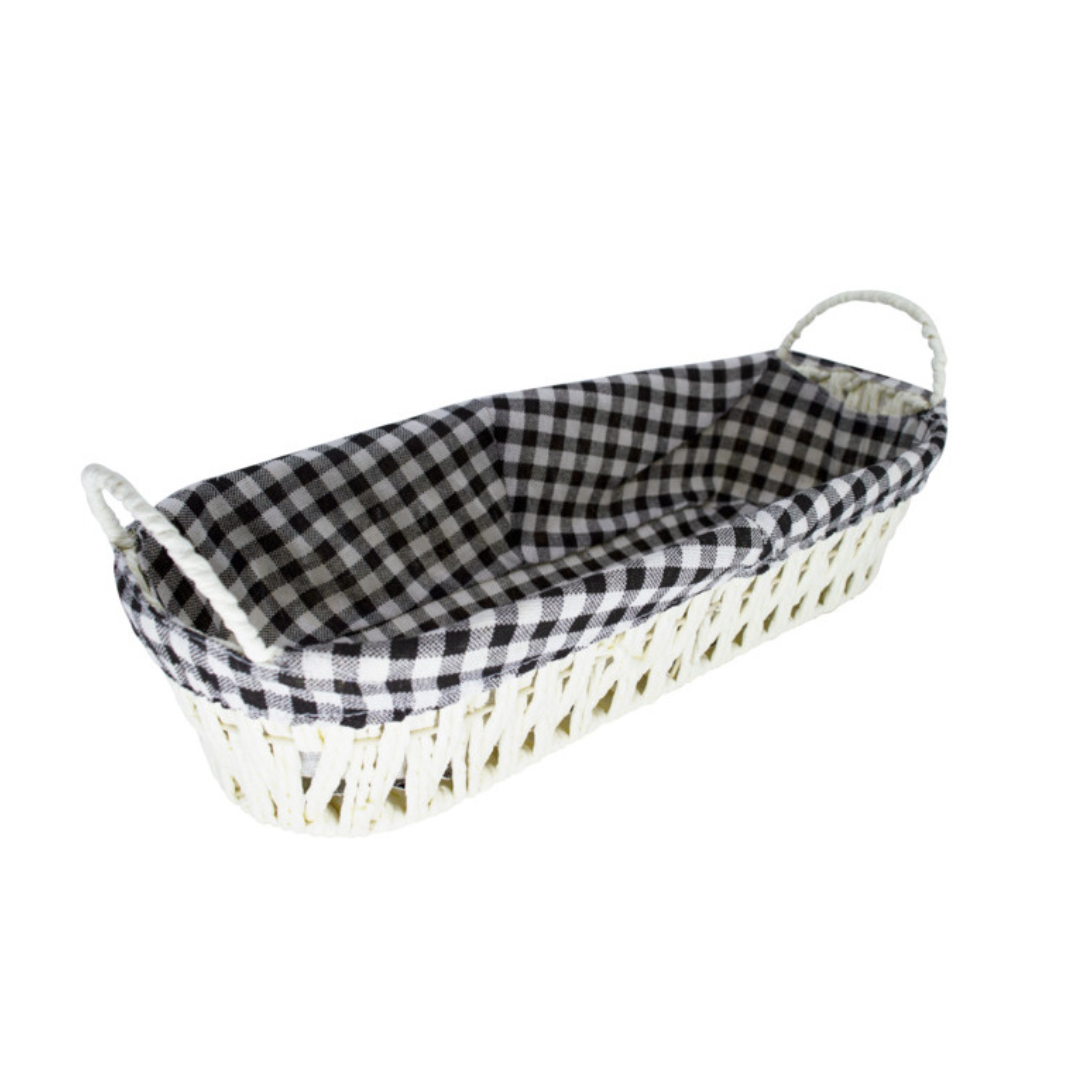 Cesta De Pão Oval Yins