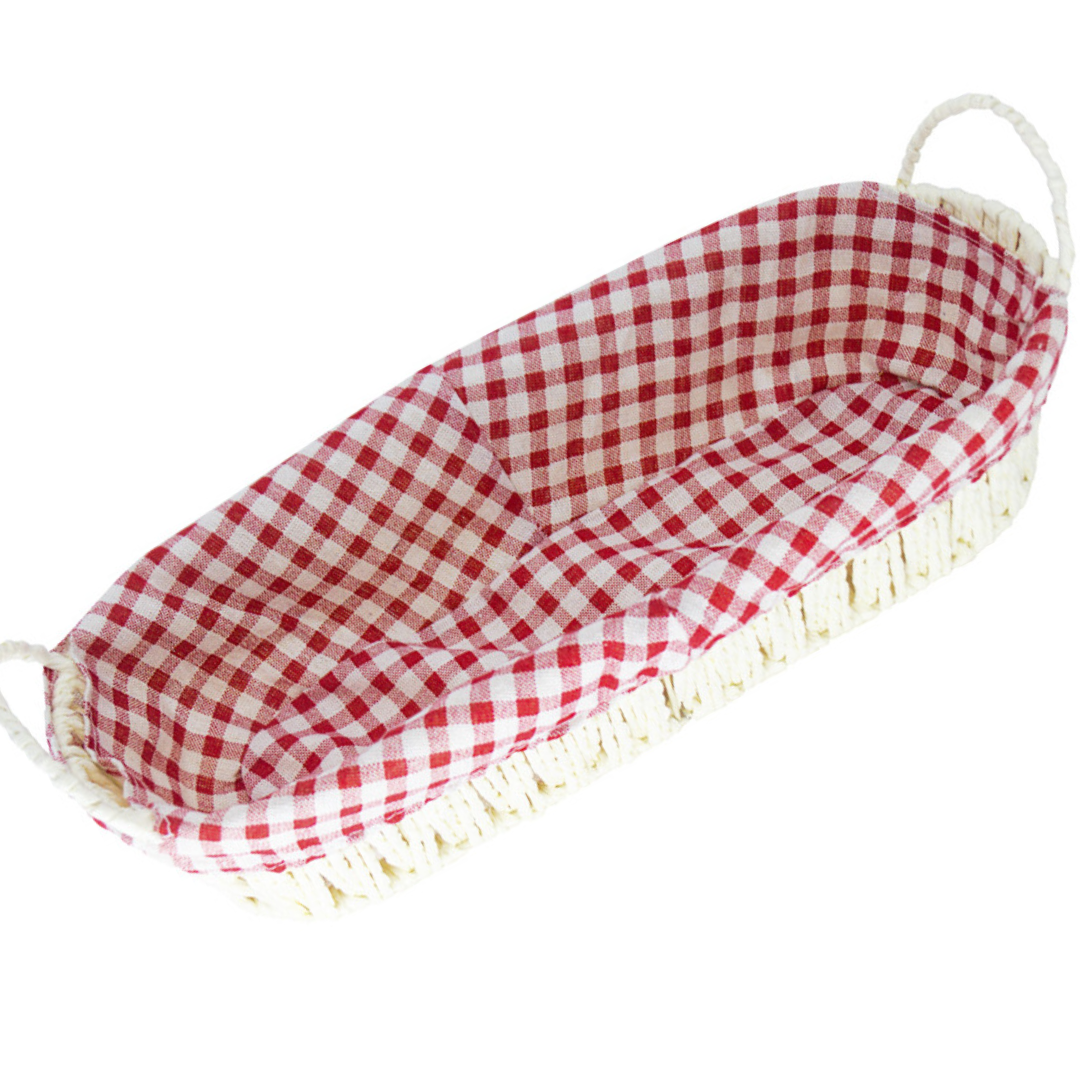 Cesta De Pão Oval Yins