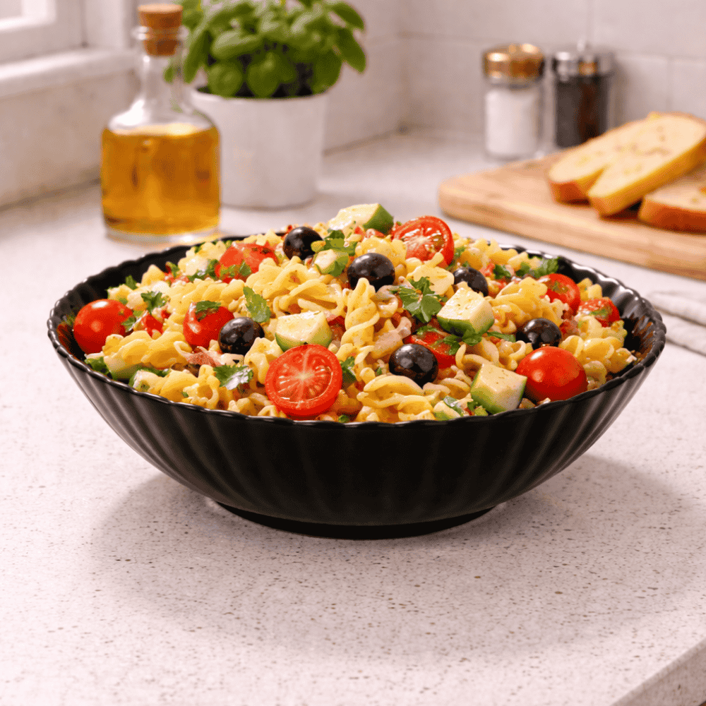 Bowl 670Ml Petals Opaline Preto Yins