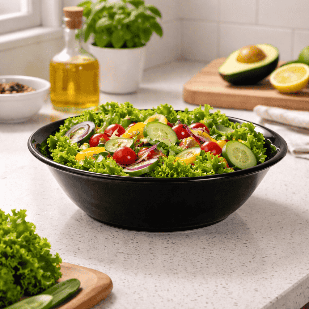 Bowl 550Ml Bella Opaline Preto Yins