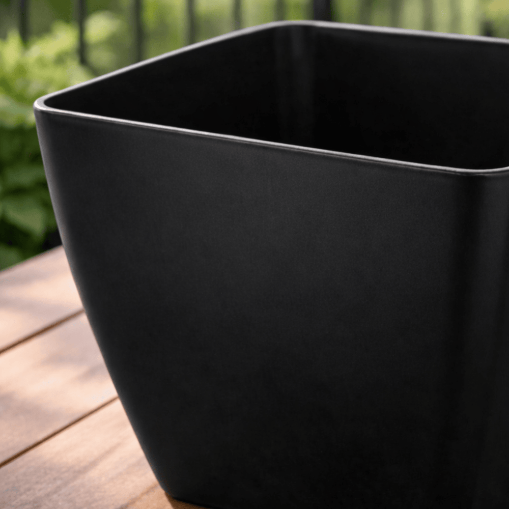 Vaso Elegance Preto 7800Ml Ercaplast
