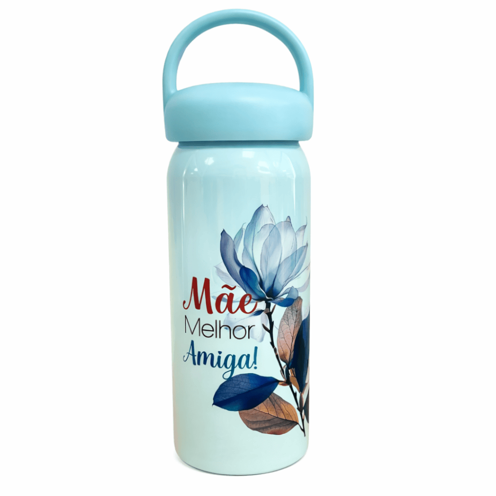Garrafa de Alumínio 600ml Mãe Interponte