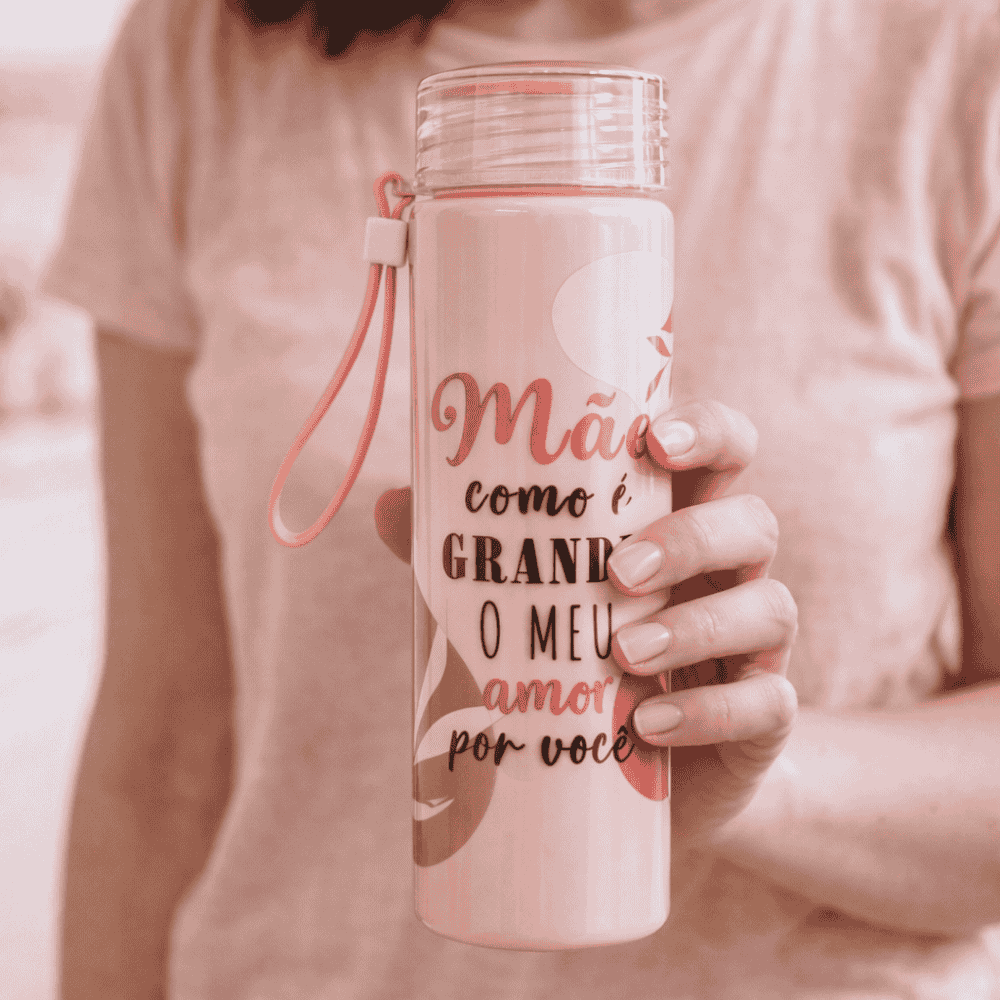 Garrafa de Plástico 500ml Mãe Interponte