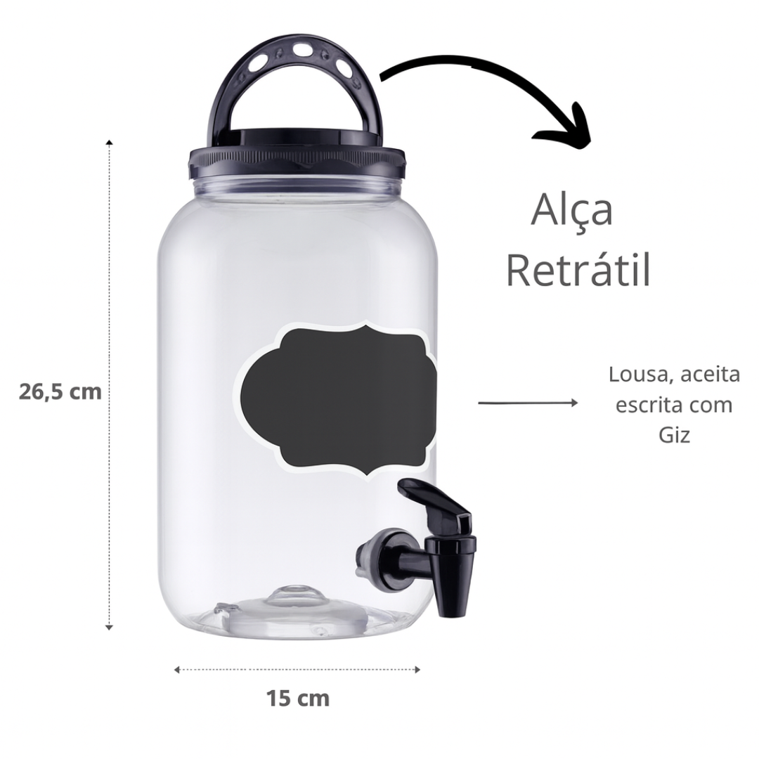 Suqueira Preta 3,6L Bandeirantes