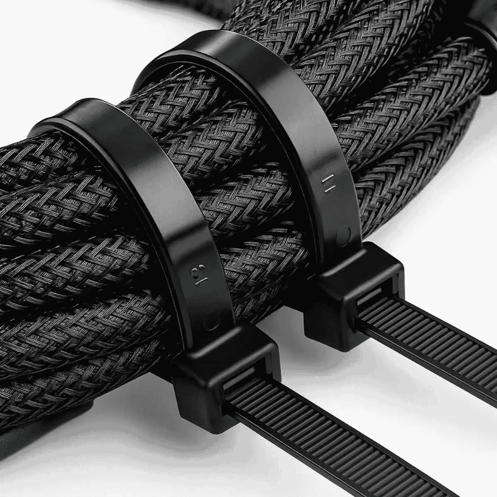 Abraçadeira de Nylon Preta 2,5mm x 10cm 100 Peças Bestfer