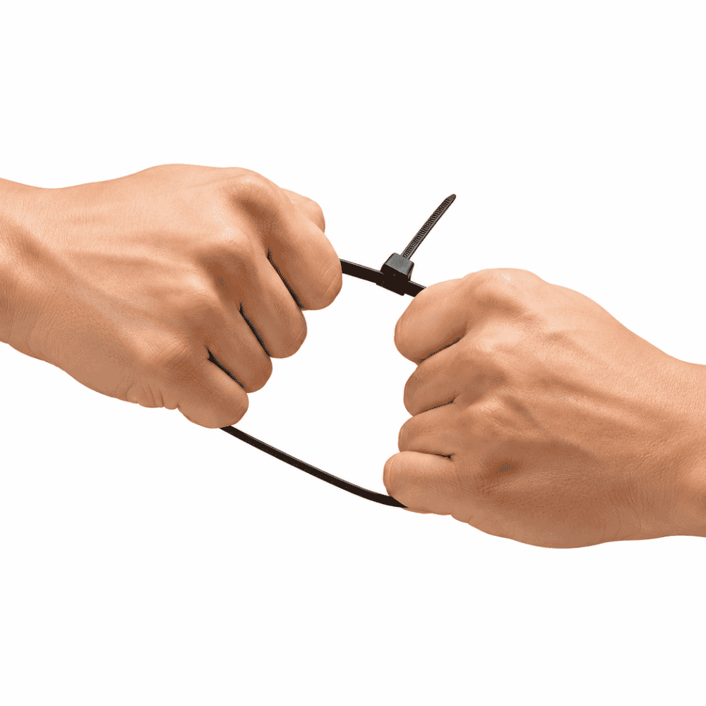 Abraçadeira de Nylon Preta 2,5mm x 10cm 100 Peças Bestfer
