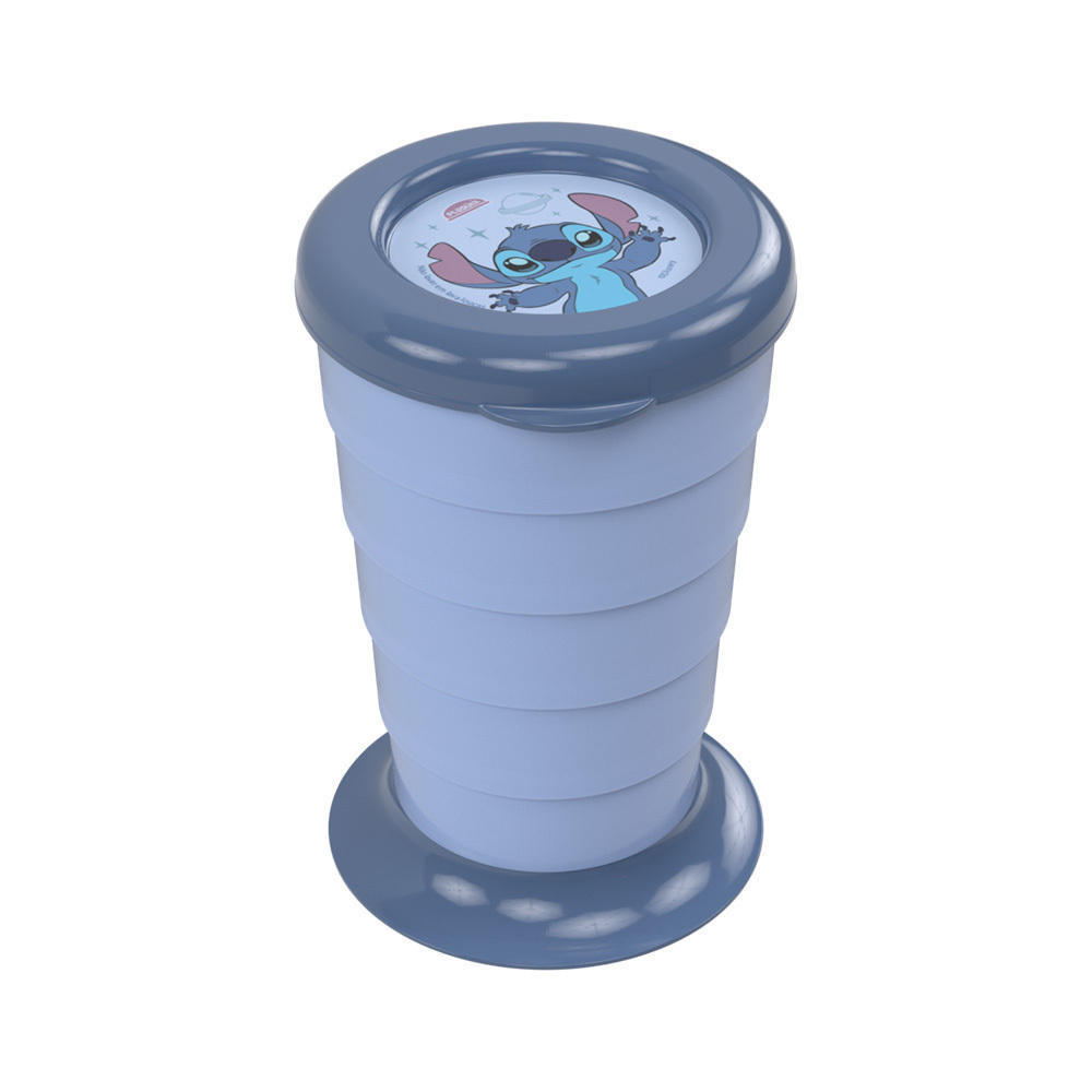 Copo Retratil Stitch 330Ml Plasutil