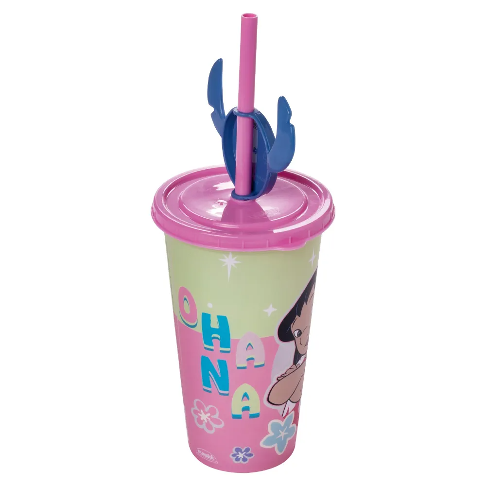 Copo Refri Com Pin Lilo & Stitch 500Ml Plasutil