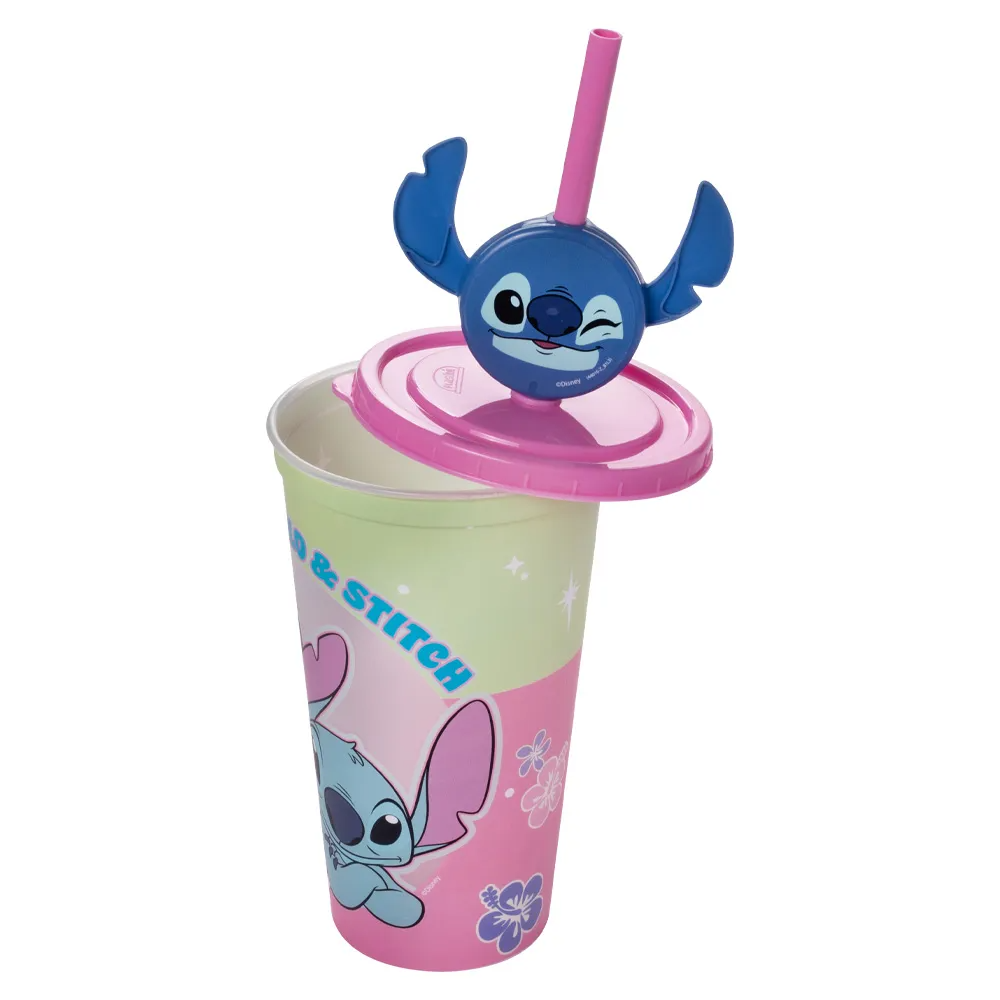 Copo Refri Com Pin Lilo & Stitch 500Ml Plasutil