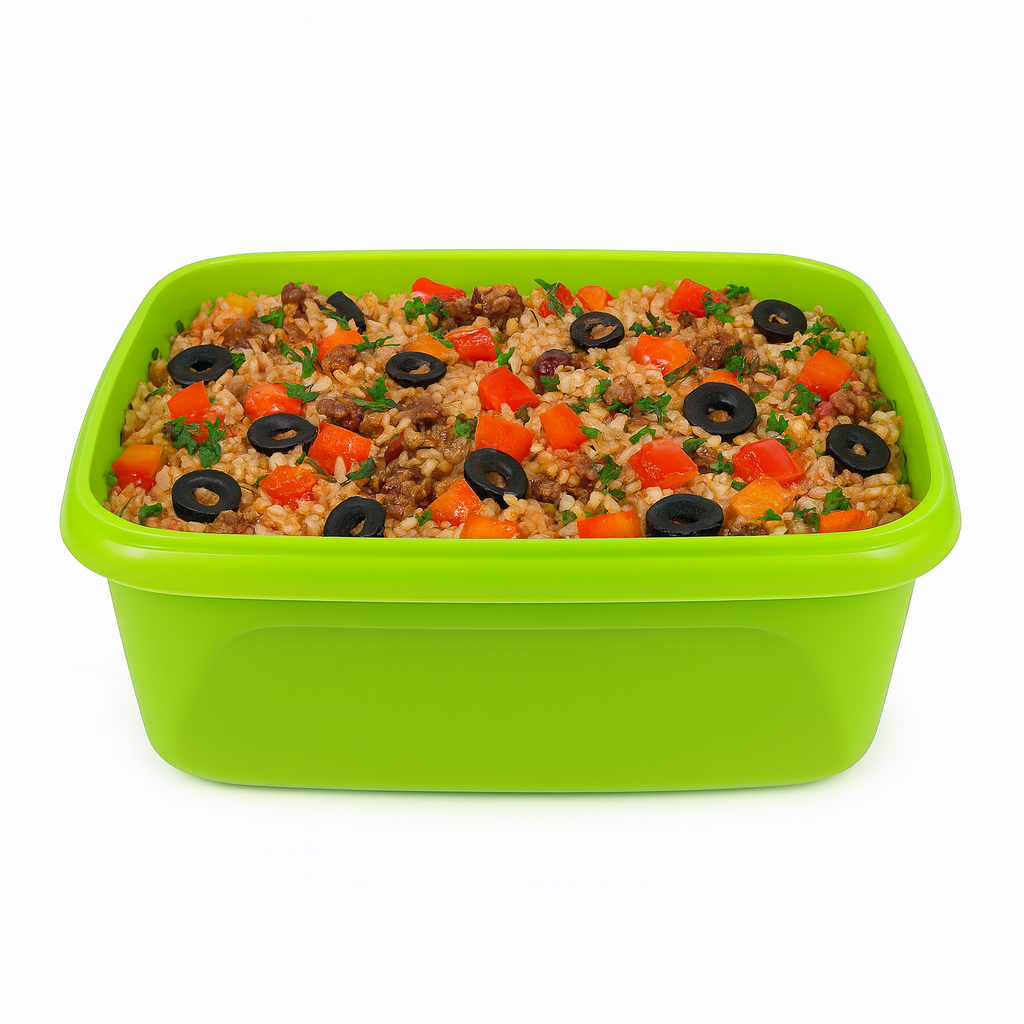 Pote Retangular 1L Linha Neon Alvini