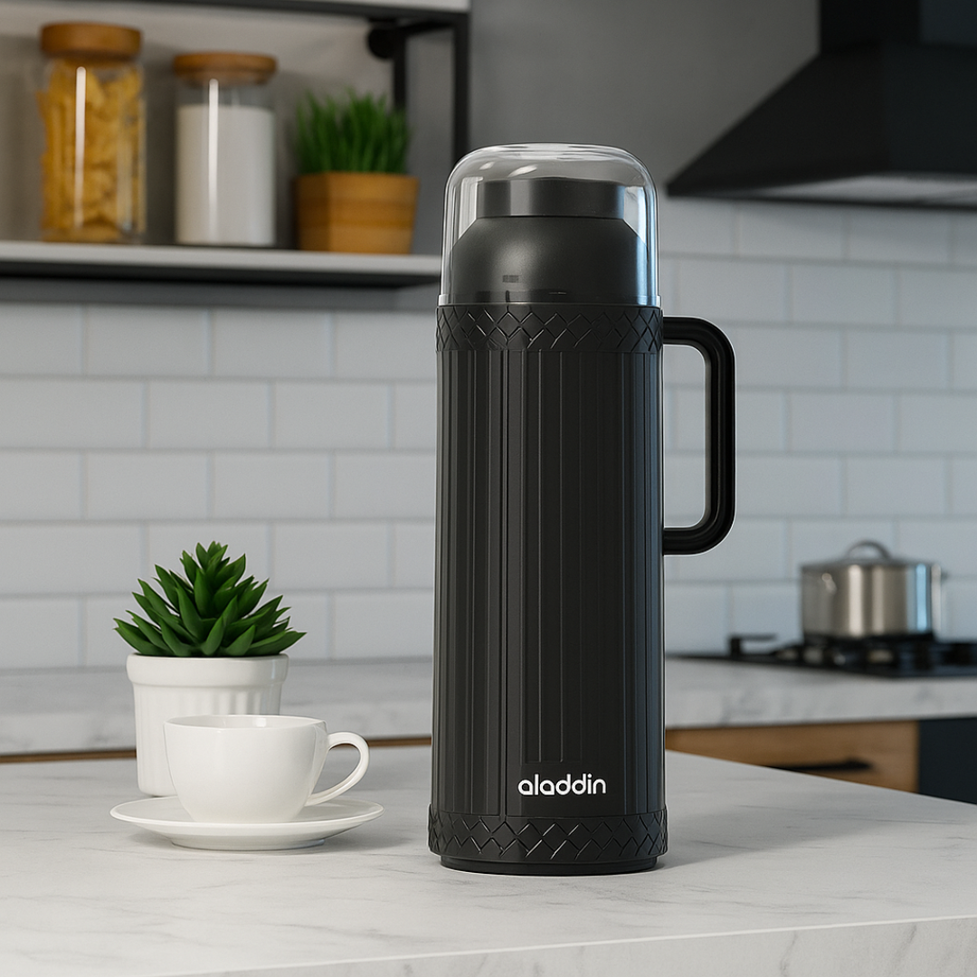 Garrafa Térmica Pampa 1L Preto Aladdin