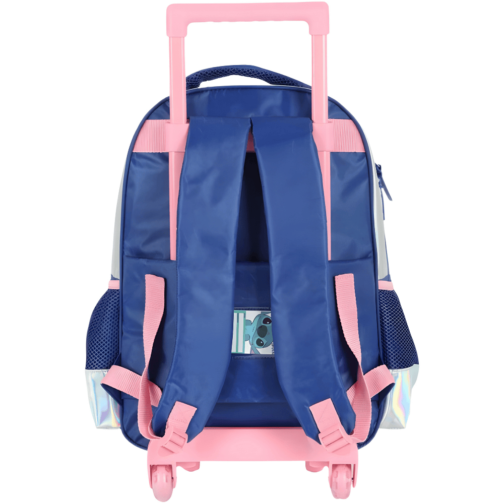 Mochila Carrinho Prata Stitch