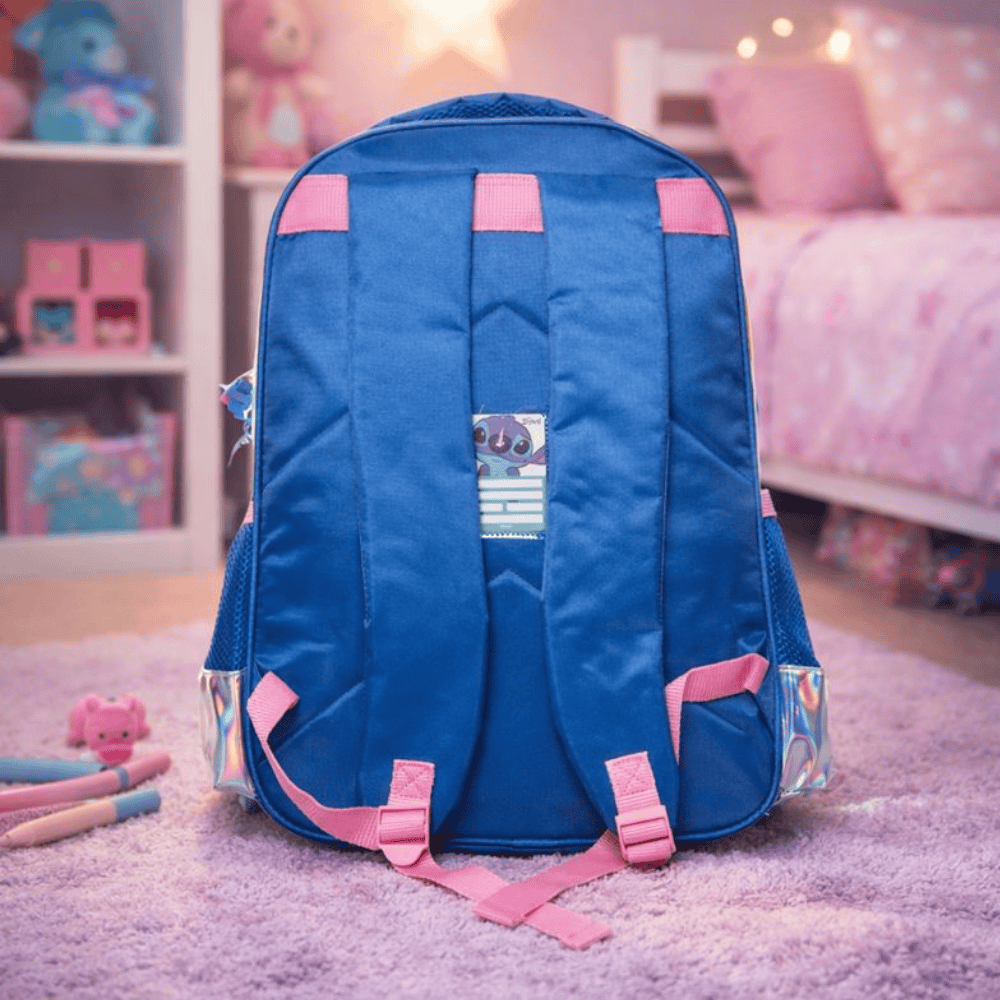 Mochila Stitch Prata