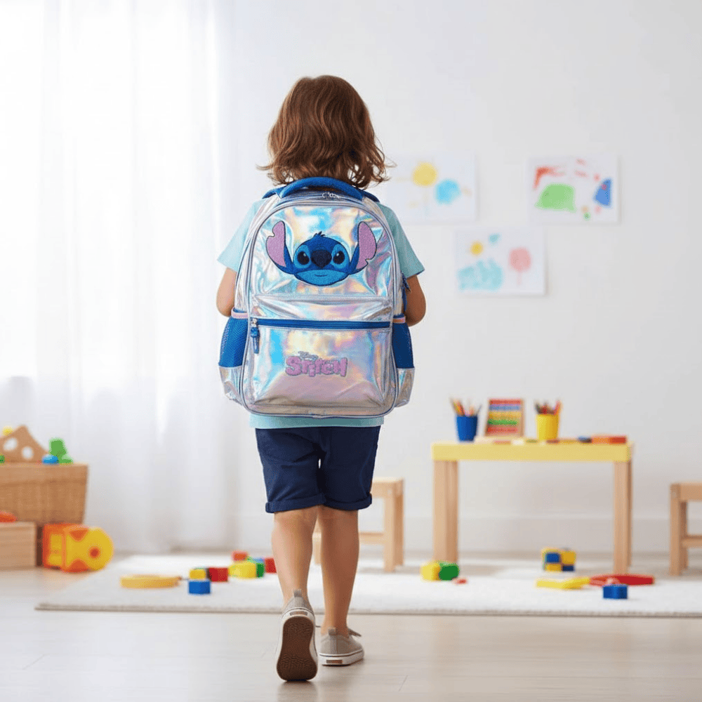 Mochila Stitch Prata