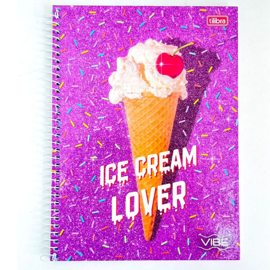 Caderno Vibe Feminino 160 Folhas 10M – Tilibra