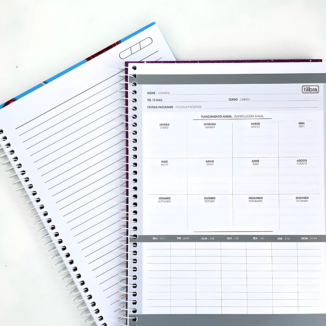Caderno Vibe Fem 256Fls Tilibra