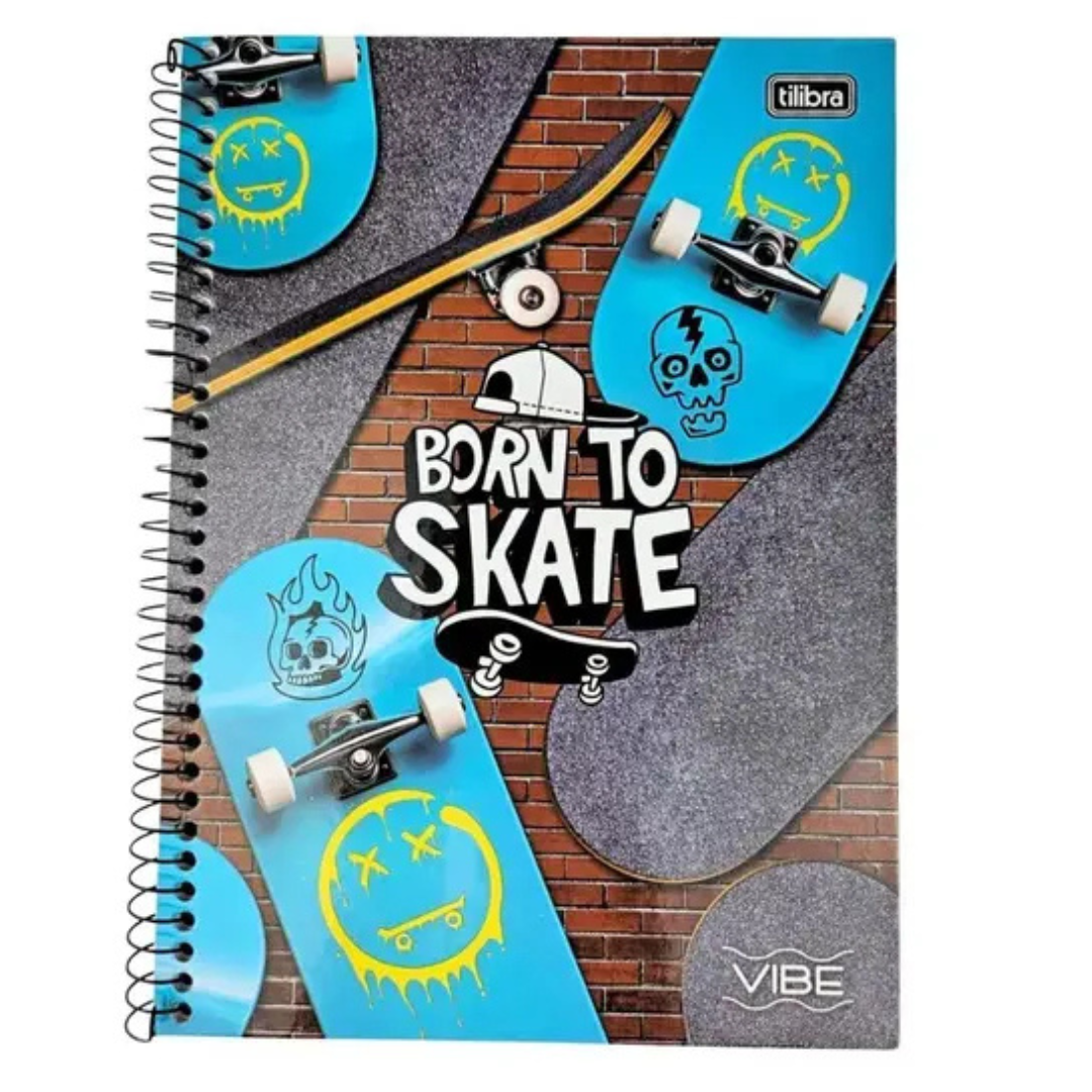 Caderno Vibe Masc 320 Folhas – Tilibra