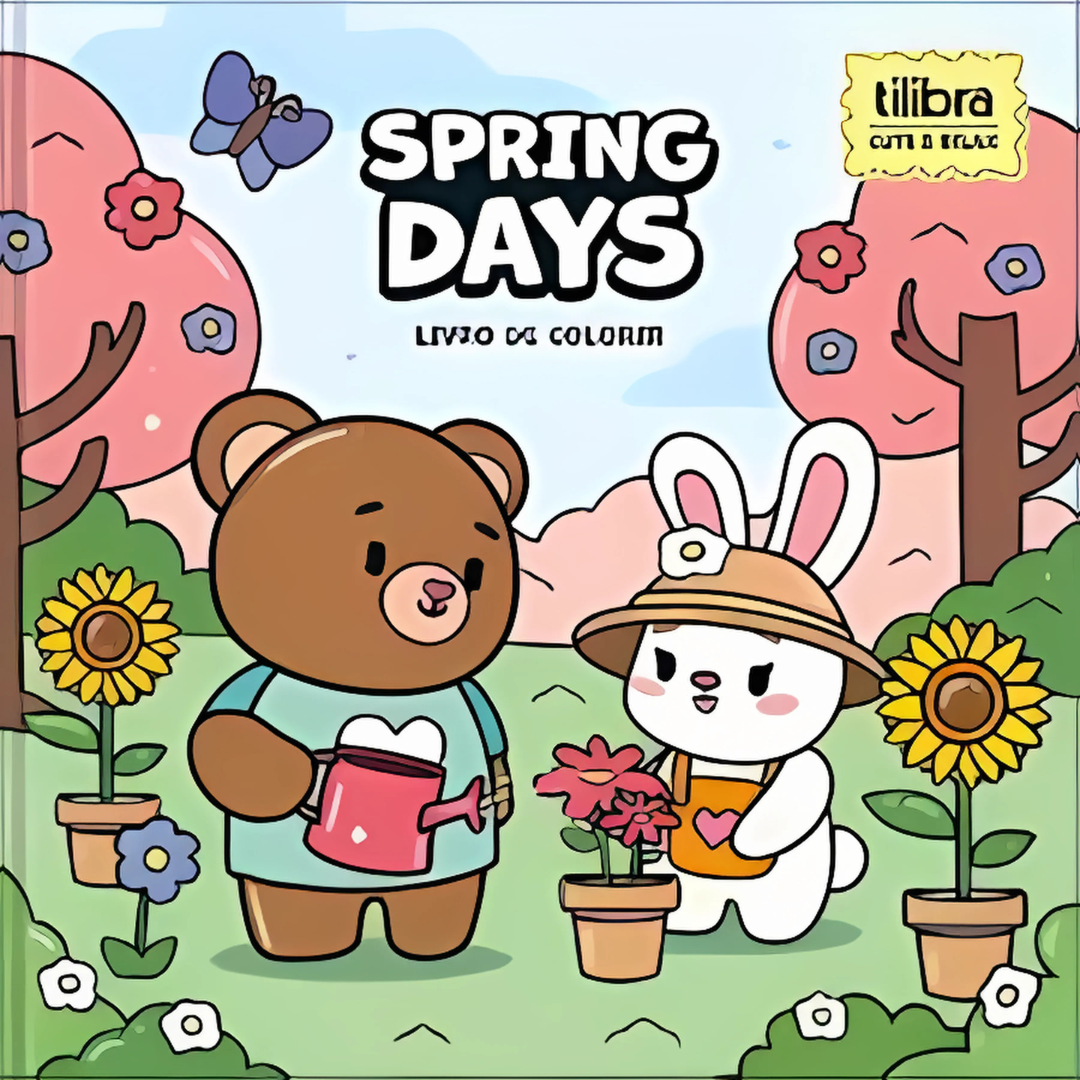 Livro De Colorir Bobbie Goods Seasons Capa Dura 46Fls Tilibra