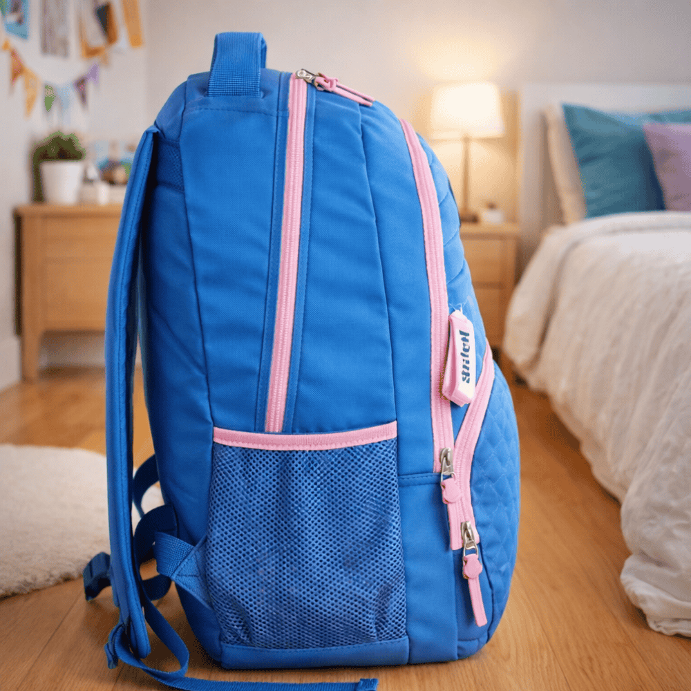 Mochila Laptop Stitch Azul