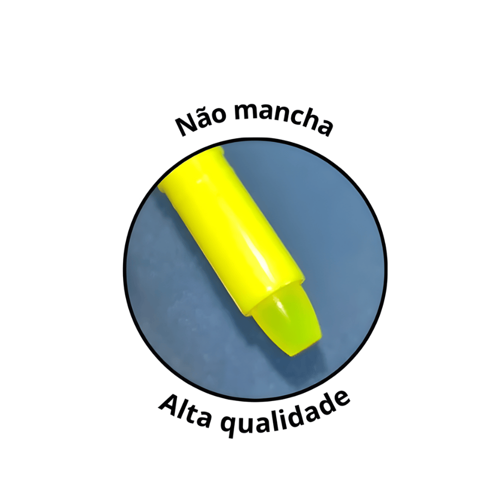 Marca Texto Em Gel Amarelo Yins