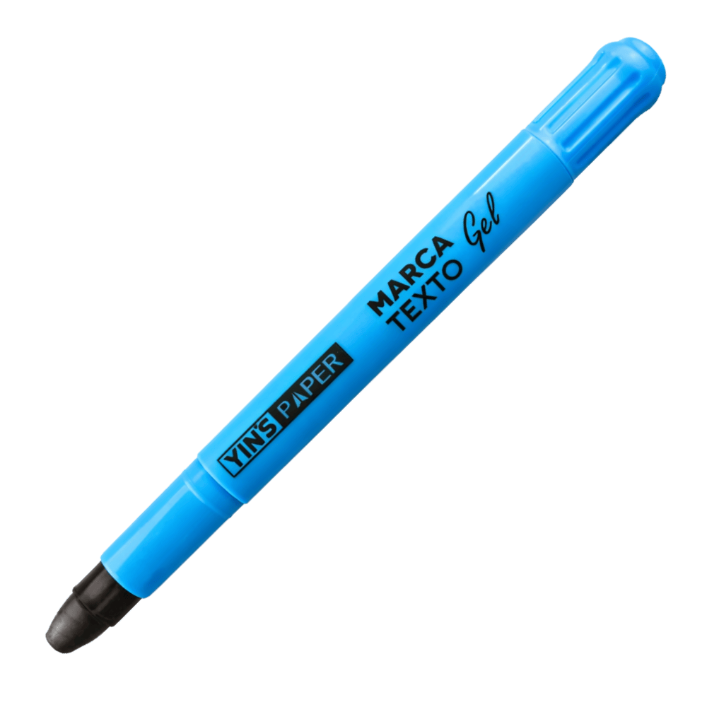 Marca Texto Em Gel Azul Yins