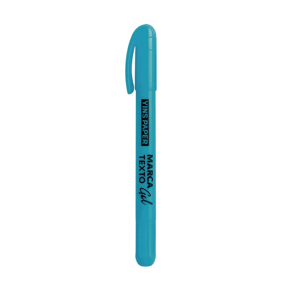 Marca Texto Em Gel Azul Yins
