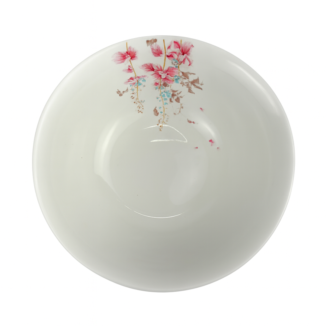 Tigela De Vidro Flowers Bord 19Cm 750Ml Inga