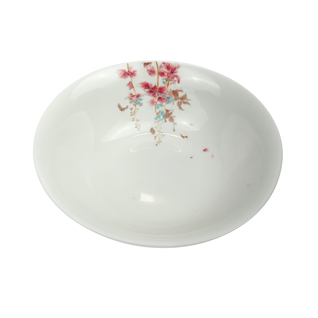 Tigela De Vidro Flowers Bord 19Cm 750Ml Inga
