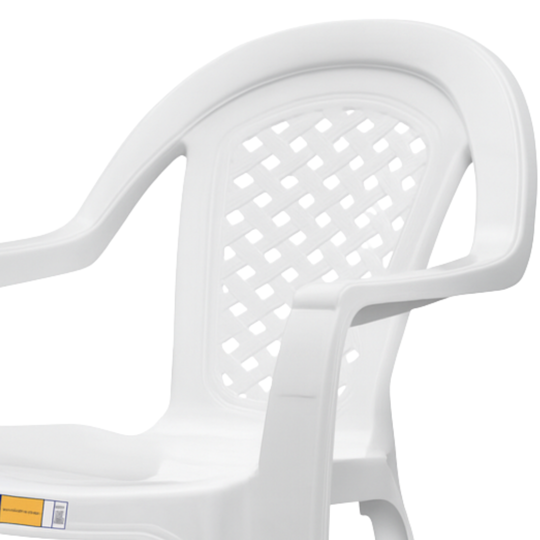 Poltrona Jacarecica Branca Solplast
