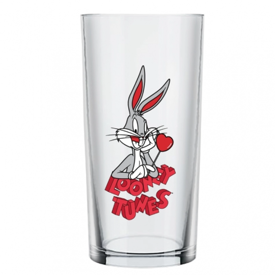 Copo Cylinder Manchester Pernalonga Love Looney Tunes 300 Ml