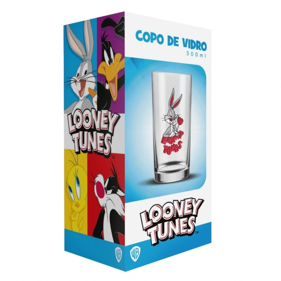 Copo Cylinder Manchester Pernalonga Love Looney Tunes 300 Ml