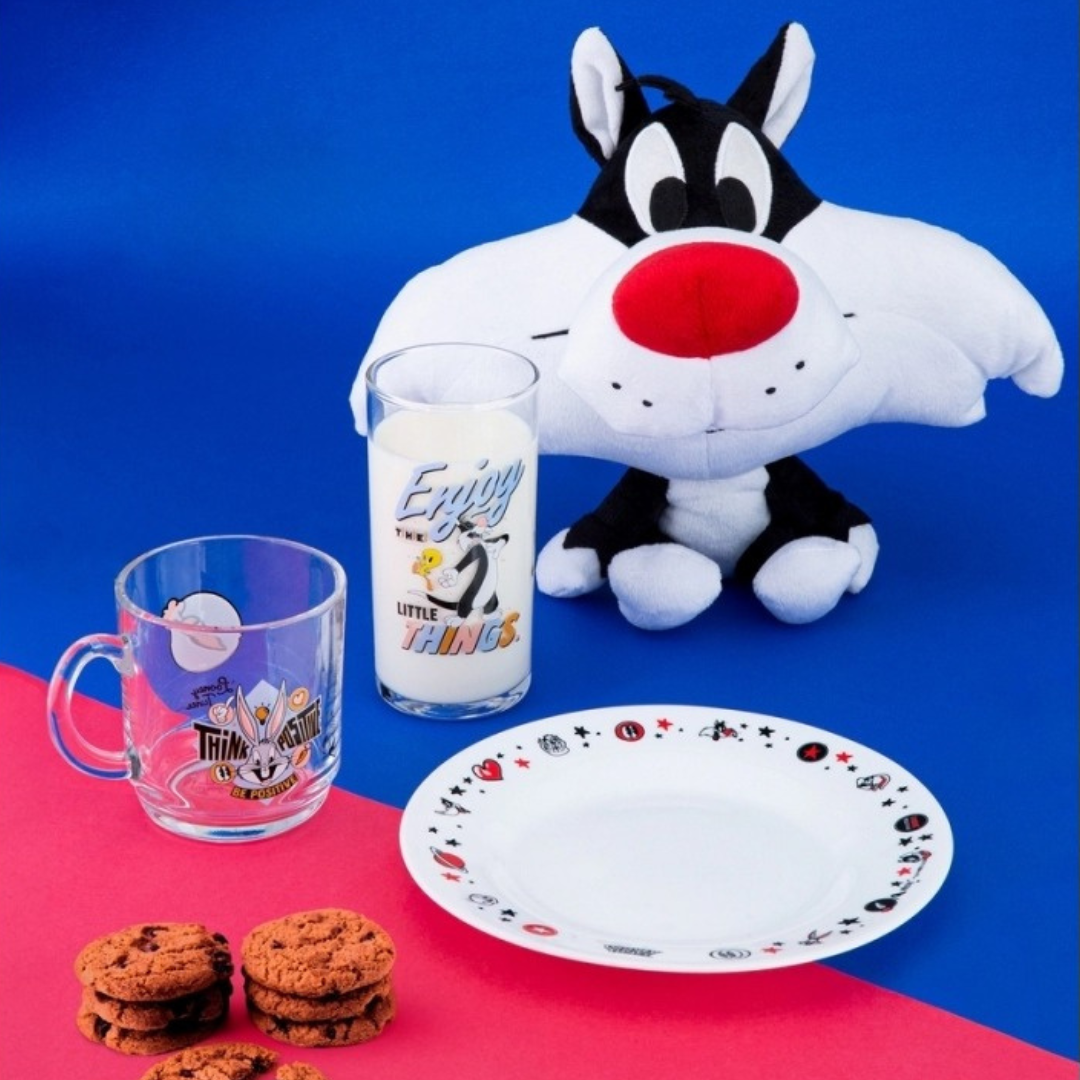 Prato Sobremesa Looney Tunes 19Cm