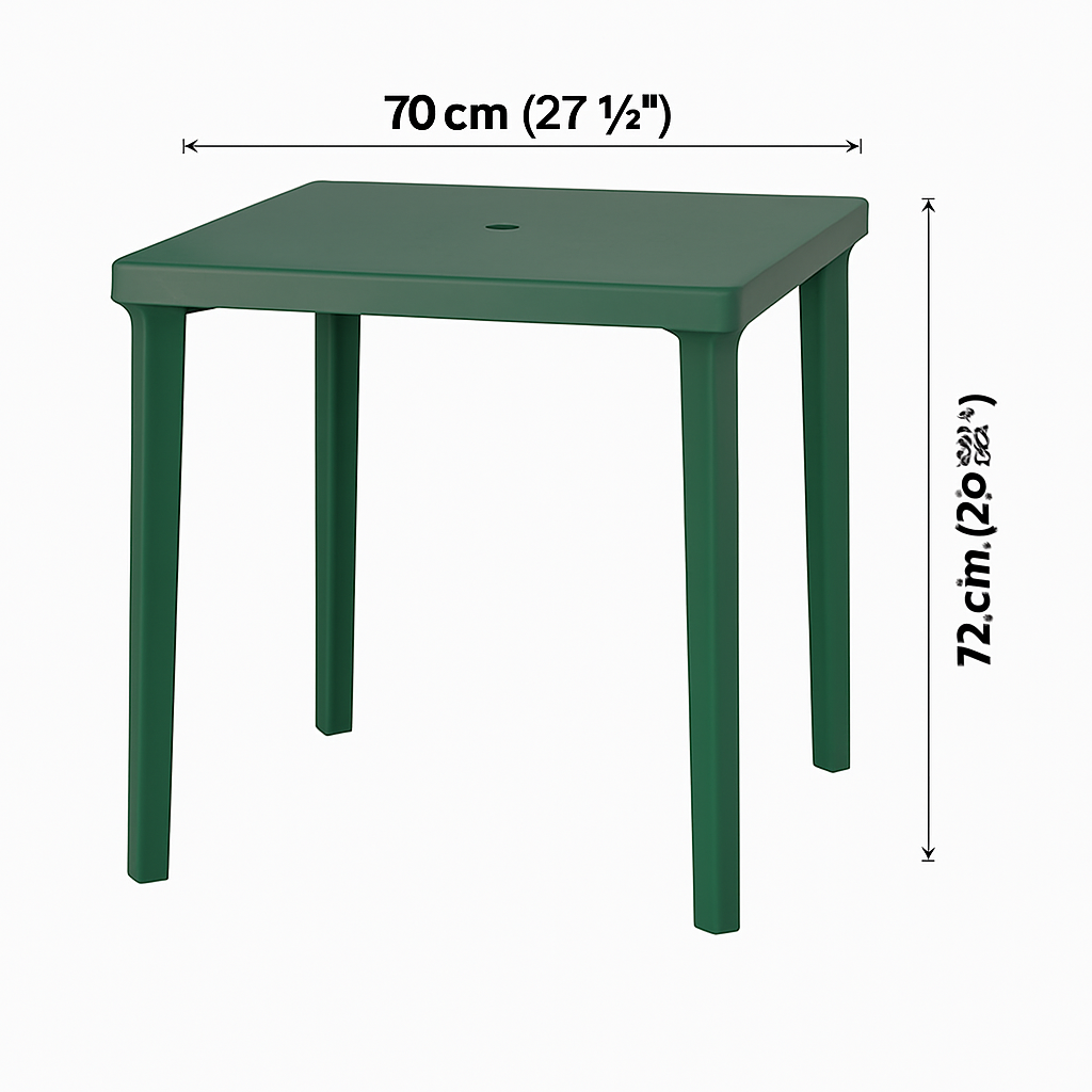 Mesa Coruripe Verde Solplast