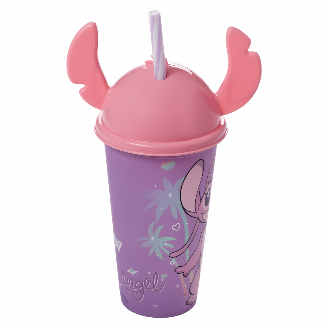 Copo C/Tampa Lúdica Angel 500Ml Plasútil