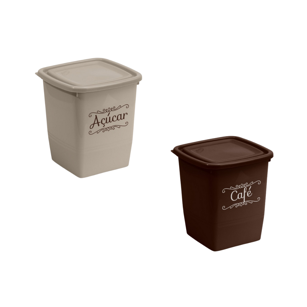 Conjunto Com 2 Organizadores Quadrados Altos Giplas
